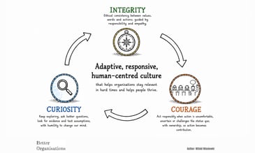 The Integrity–Curiosity–Courage Triad: A Framework for Adaptive, Responsive and Human-Centric Organisational Cultures